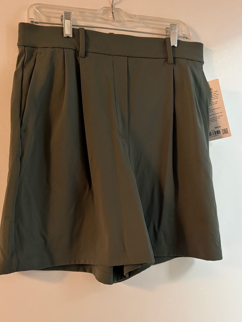 lululemon athletica Olive Green Pleated High-Waist Skort